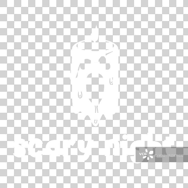 恐怖之夜简约logo设计图片素材