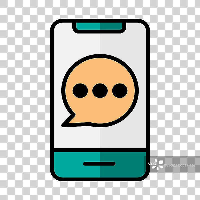 聊天图标沟通气泡商务适合图片素材