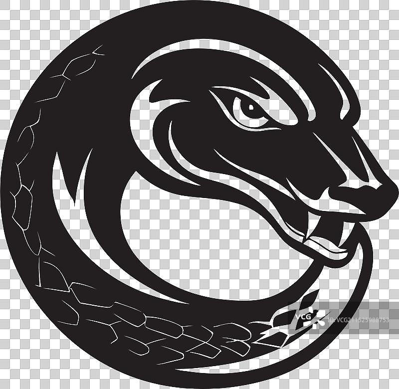 黑暗优雅的黑色蛇形缟玛瑙鳞片图片素材