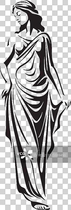 希腊女神：古代美的象征图片素材