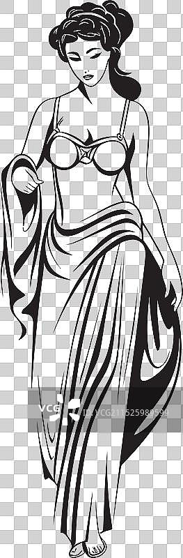 希腊女神雅典娜光环设计图片素材