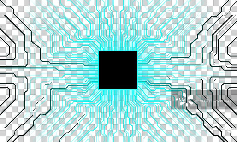 蓝色电路板网络电脑主板图片素材