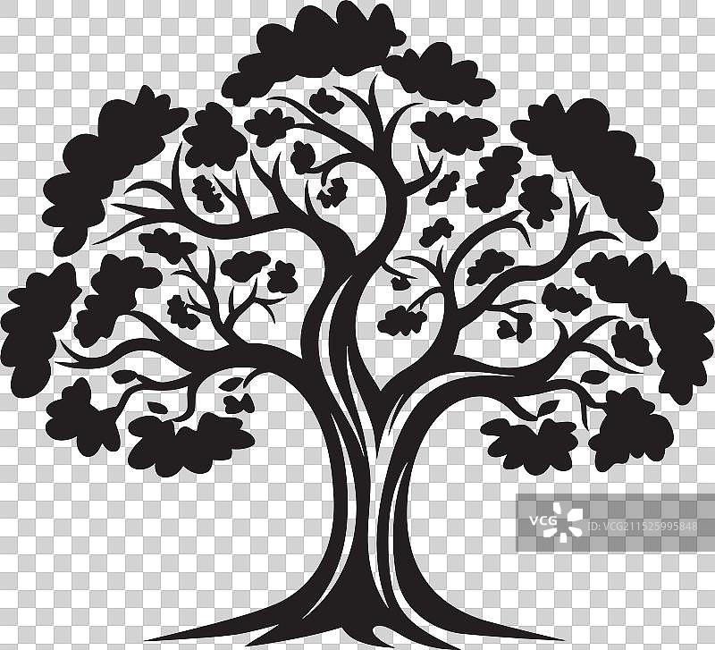 树皮中的低语智慧图片素材