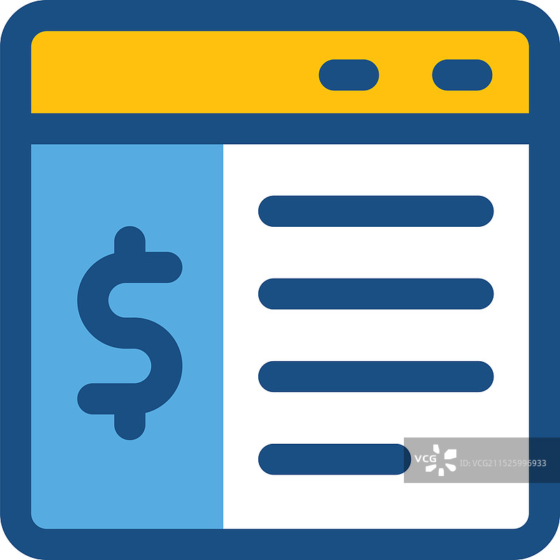 在线商务彩色图标图片素材