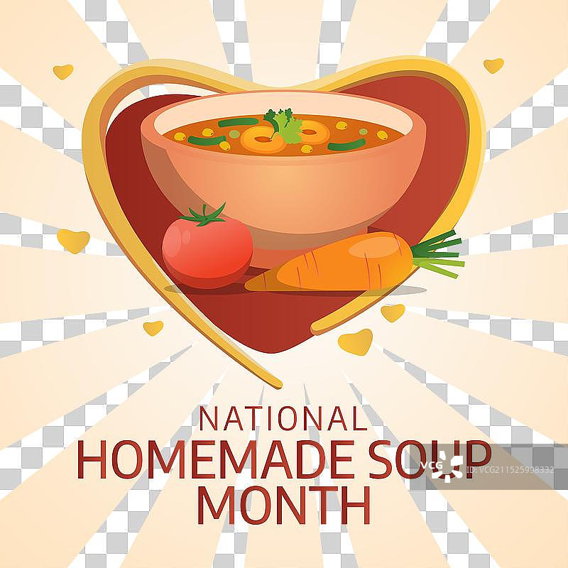 庆祝全国自制汤日宣传单图片素材