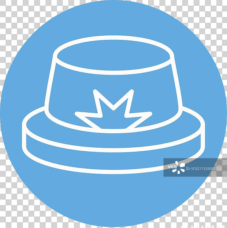 帽子相关蓝色眼睛风格的硬草帽图标图片素材