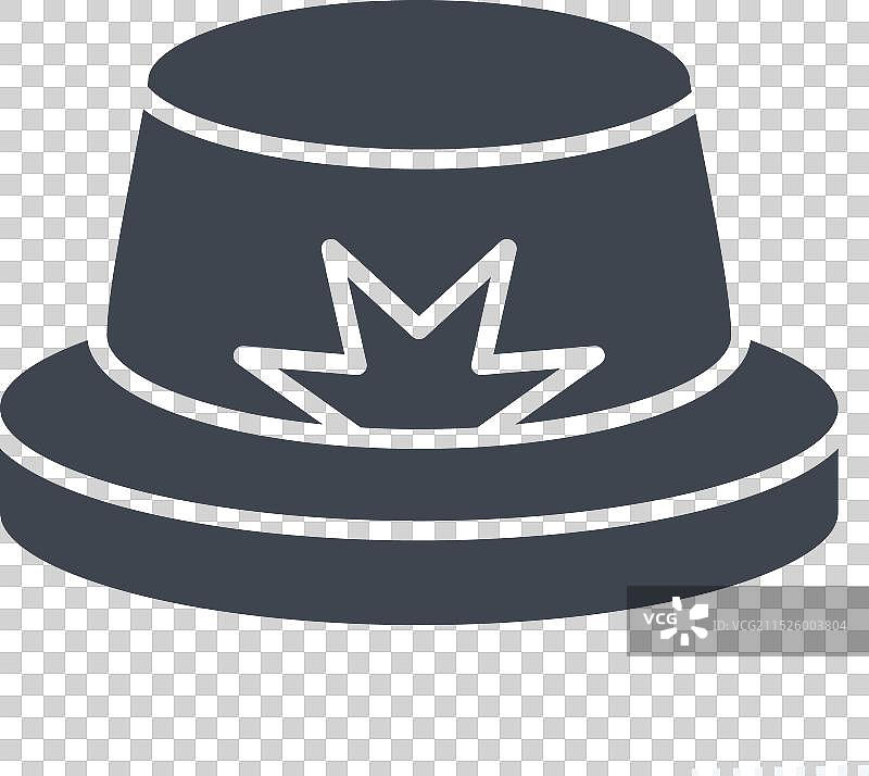 帽子船形帽标志图标图片素材