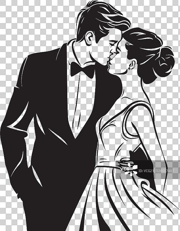 优雅情感黑白空灵爱意图片素材