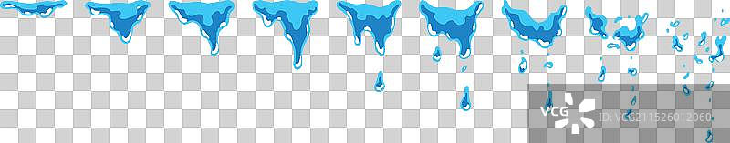 水陷阱飞溅动画图片素材