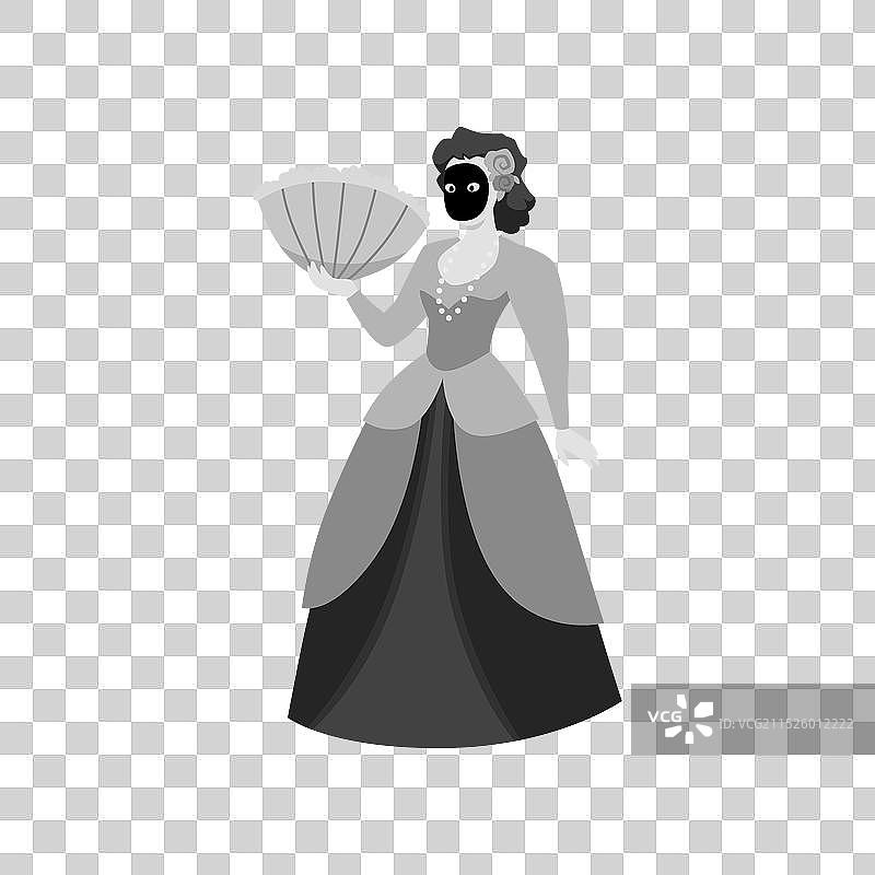 威尼斯狂欢节服装图片素材