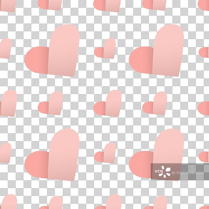 韩式手指爱心无缝图案图片素材