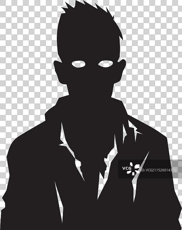 光谱阴影黑色不死空洞视觉墨迹图片素材