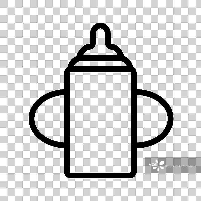 婴儿饮水杯图标设计图片素材
