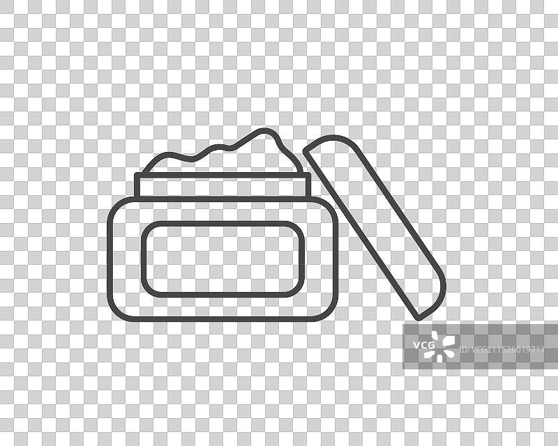 美容化妆品和护理瓶罐图标图片素材