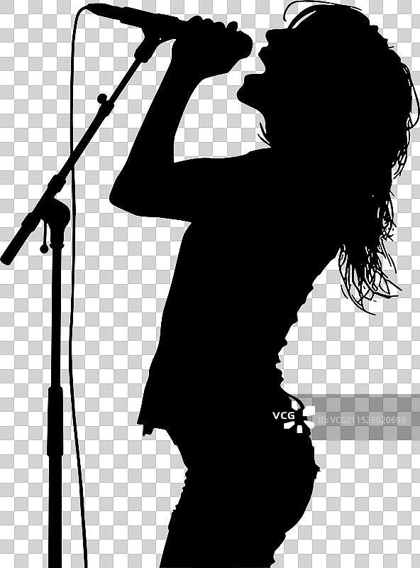 女摇滚歌手图片素材