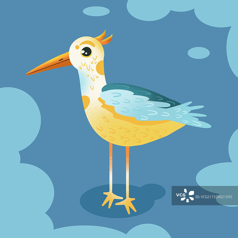 飞鸟插画图片素材