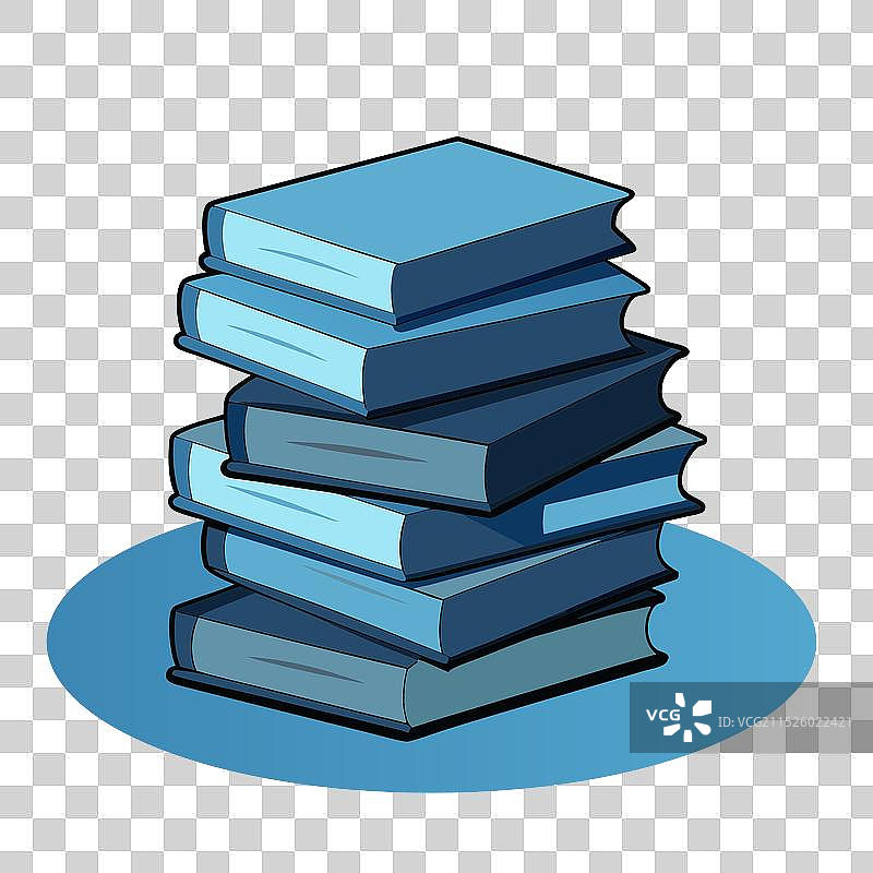 逼真的书籍堆叠图片素材