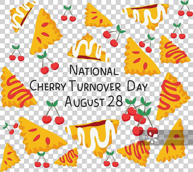 国家樱桃馅饼日图片素材