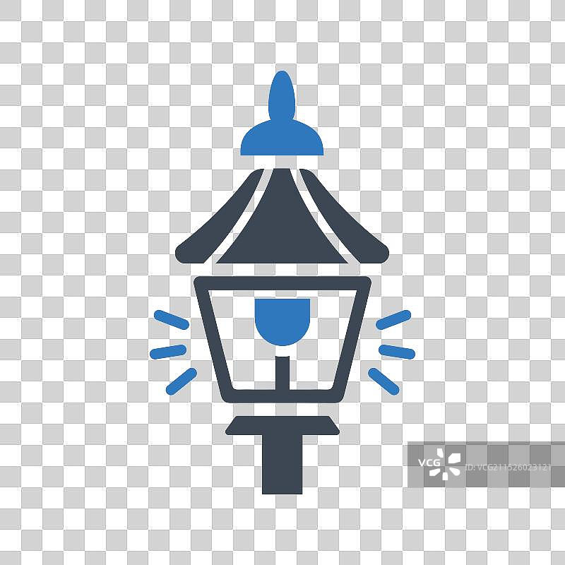 复古风格街灯图标图片素材