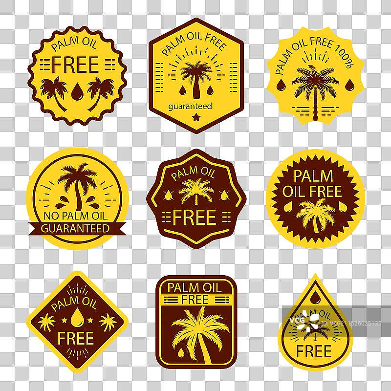 棕榈油标志合集图片素材