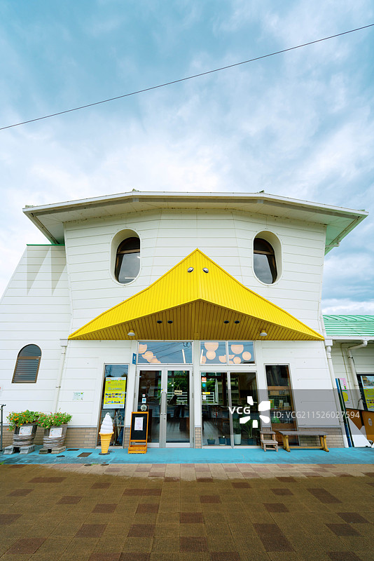 日本九州福冈县久留米市河童车站（田主丸站）旅游景区乡村美景！图片素材