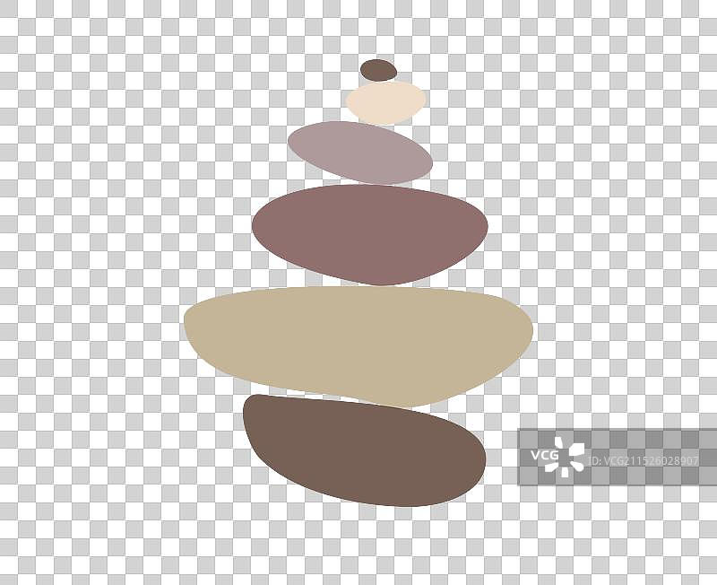 冥想平衡石金字塔叠石图片素材