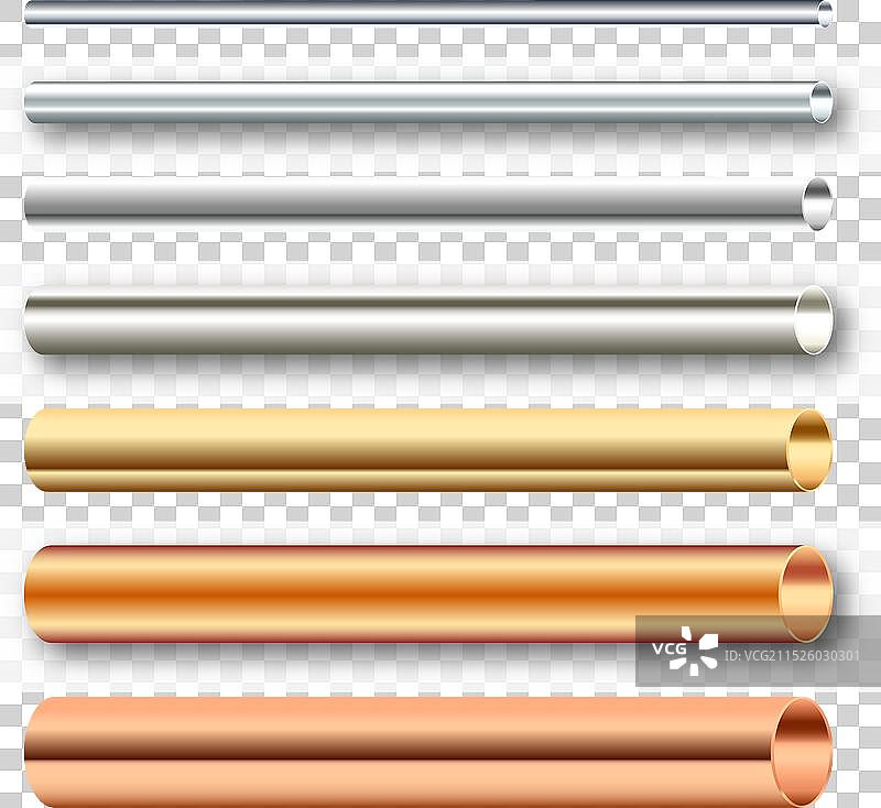 钢和铜管结构图片素材