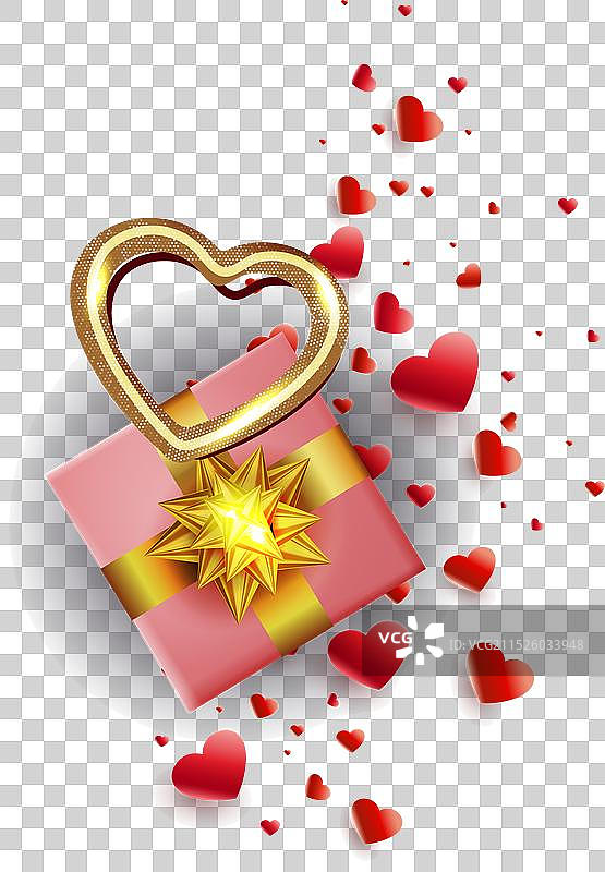 情人节礼物设计元素图片素材