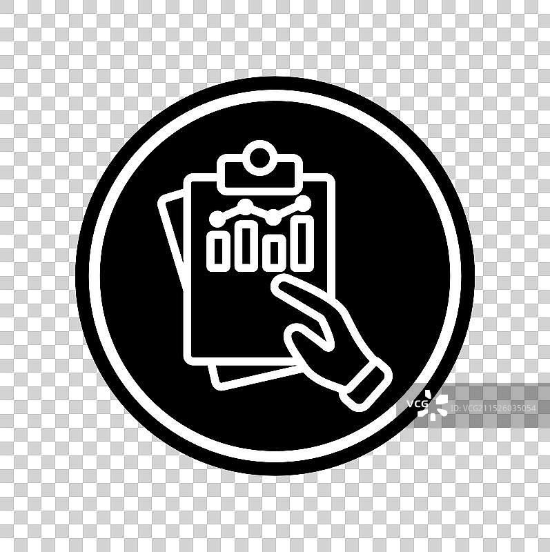 黑白圆形图标图片素材