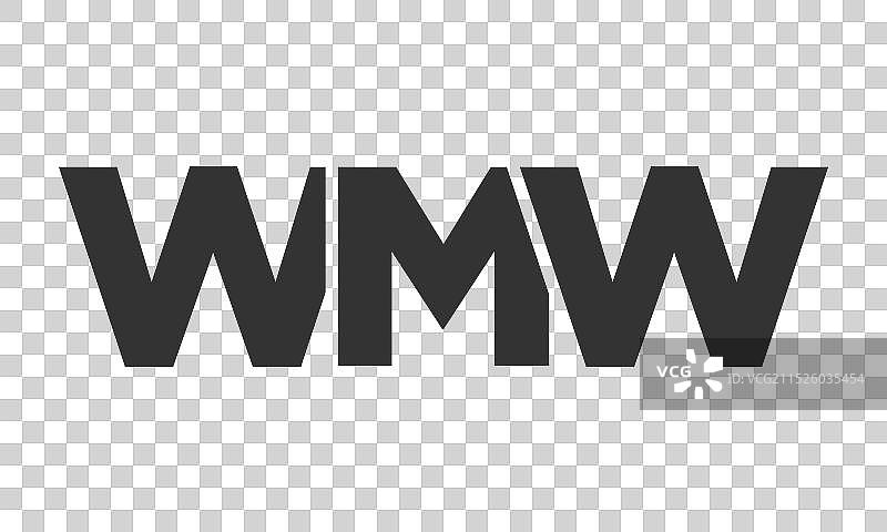 具有强大现代感的WMW标志设计模板图片素材