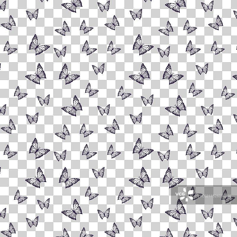 现代飞舞蝴蝶图案婴儿banner可爱风图片素材