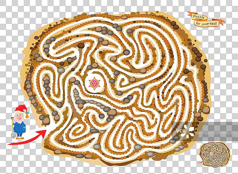 精选迷宫：小矮人寻路图片素材