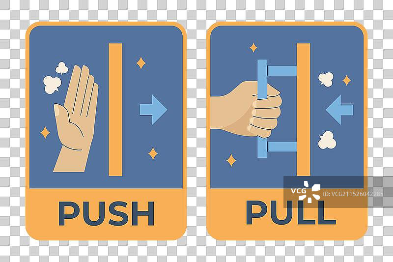 推拉标志图片素材