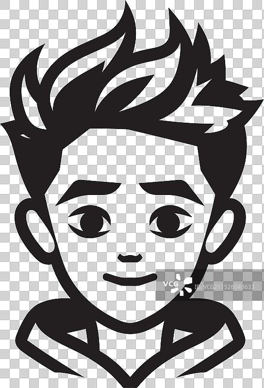 男孩与科技：畅游数字世界图片素材