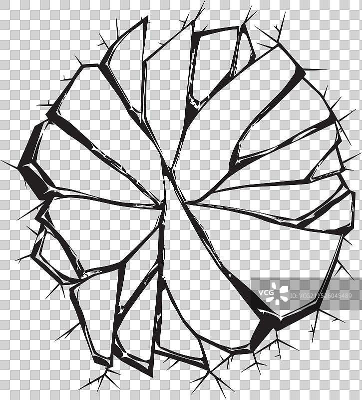 马赛克抽象破碎玻璃图片素材