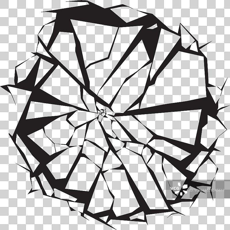 碎片海市蜃楼抽象玻璃光谱图片素材