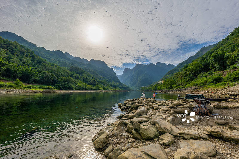 河池天峨县龙滩大峡谷景区图片素材
