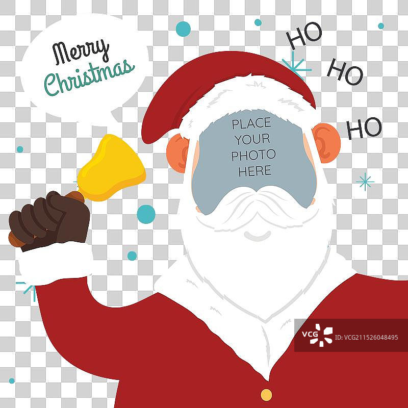 圣诞老人圣诞摄影模板图片素材