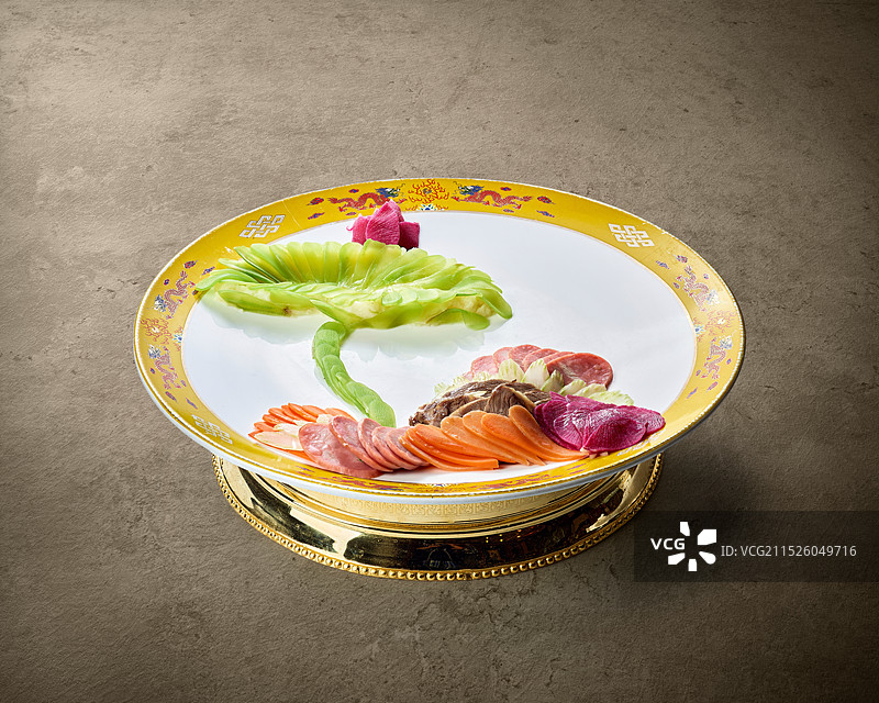 满汉全席之熟食拼盘图片素材