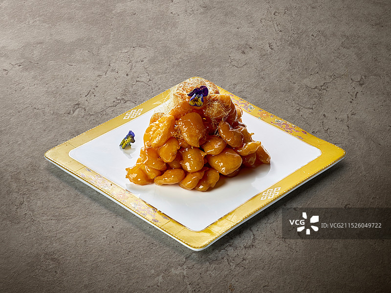 满汉全席之拔丝红薯图片素材