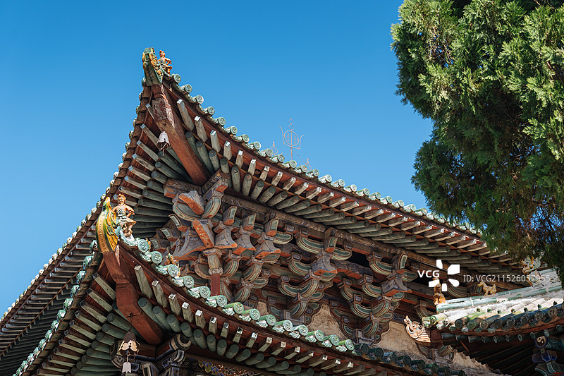 山西省临汾市蒲县东岳庙图片素材