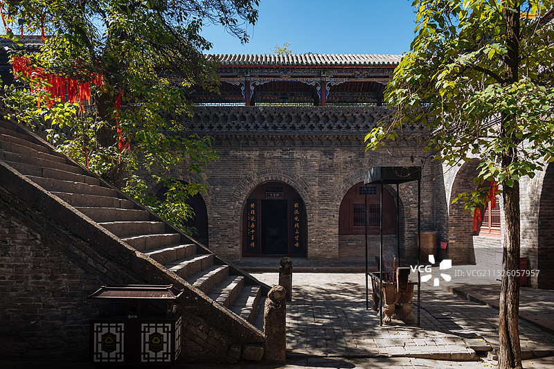 山西省临汾市蒲县东岳庙图片素材