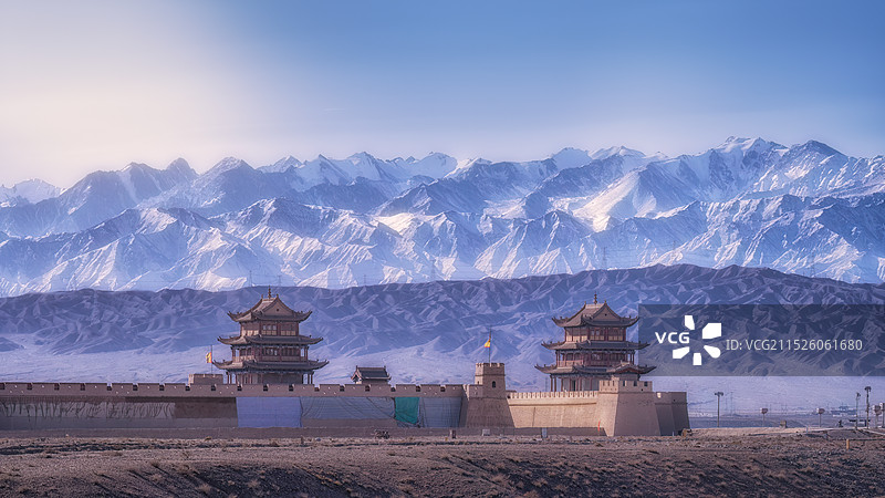 甘肃嘉峪关关城景区图片素材