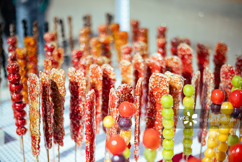 冰糖葫芦 扁山楂 草莓 山楂 姑娘果图片素材