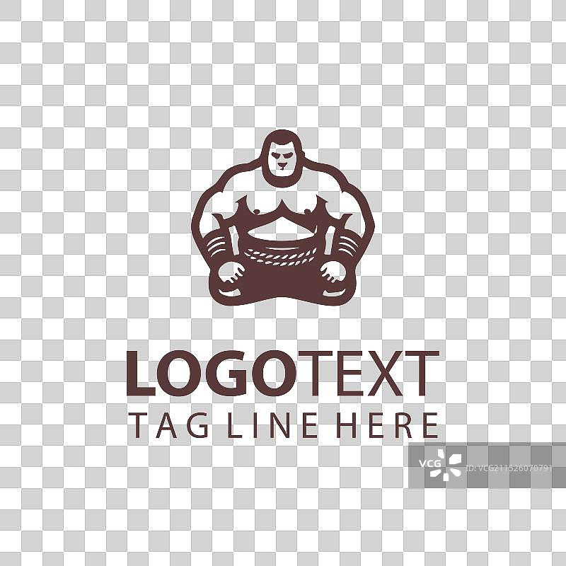 相扑选手logo图片素材
