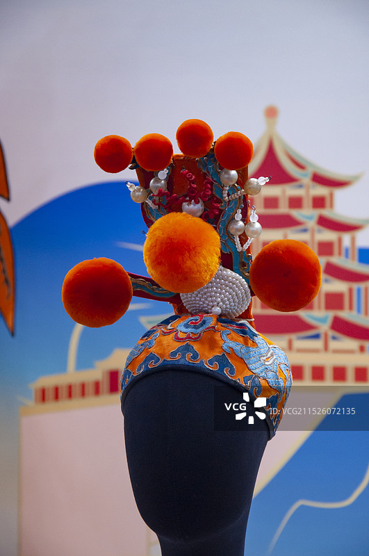 秦腔京剧昆剧戏曲头饰盔头戏帽冠帽图片素材