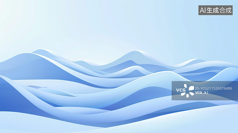 【AI数字艺术】山川形状图片素材