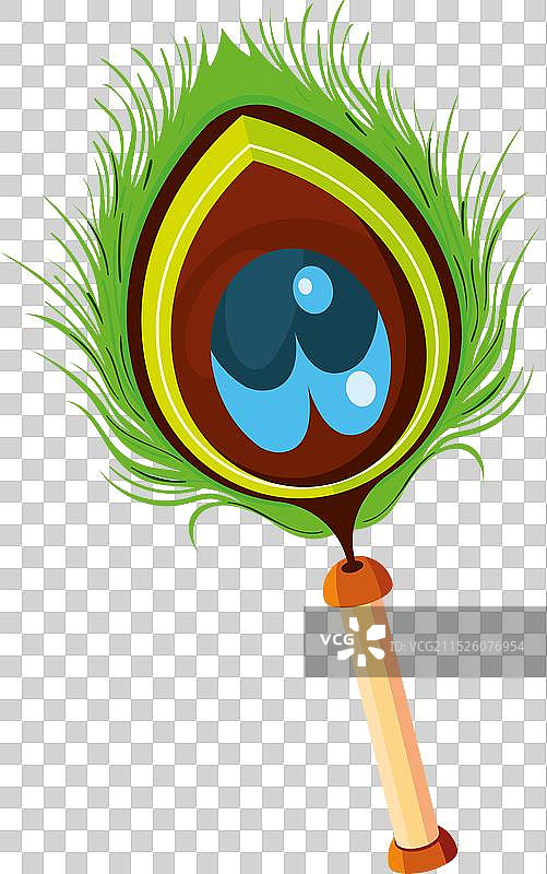 孔雀羽毛装饰图片素材