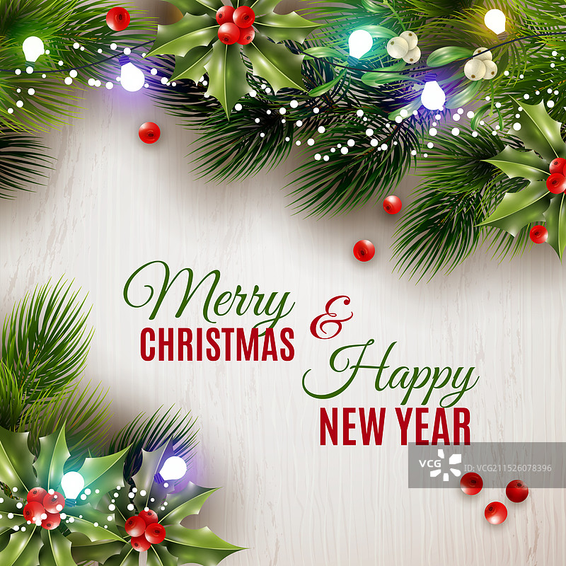 扁平风圣诞节背景图片素材