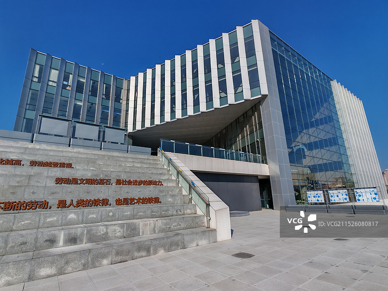 唐山路北区文图两馆图片素材